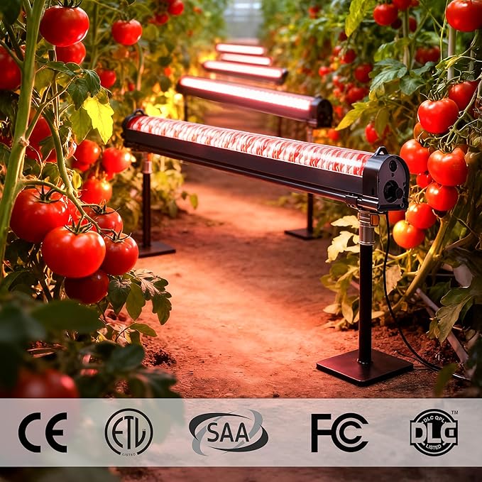 680nm Peak Red Spectrum LED Grow Light Fixture - Under Canopy Grow Light for High Yield Indoor Farming