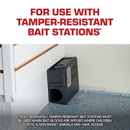 Tomcat with Bromethalin Bait Chunx Pail Rat and Mice Control for Agricultural Use and Professional Applicators 4.25 lbs.