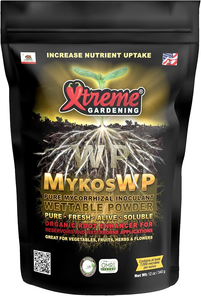 Xtreme Gardening Mykos WP - Wettable Powder Hydroponic Root Enhancer 12 oz