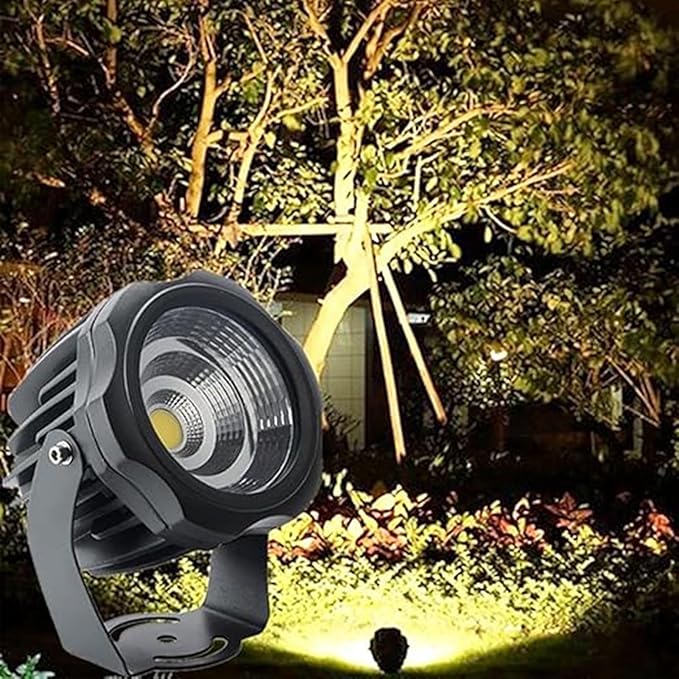 Led Spotlights - AC220V Outdoor LED Garden Light IP65 Waterproof Exterior Wall Lighting Engineering Lights Landscape Lighting for House Lawn Courtyard Park Tree Light(Blue20W(ac220v))