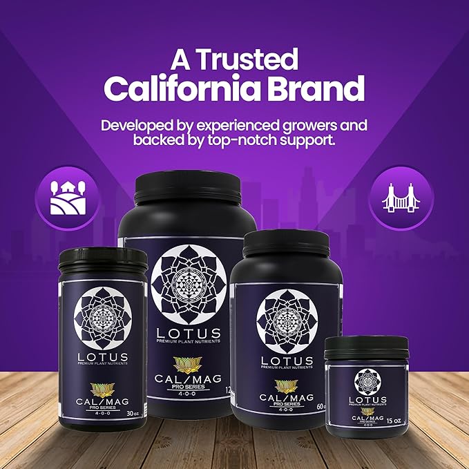 Cal/Mag Pro Series - Hydroponic Plant Nutrients - Supplement for Enhanced Plant Growth - Naturally Derived Premium Powdered Nutrient with Calcium and Magnesium for Soil Hydroponic &amp Coco Coir 12