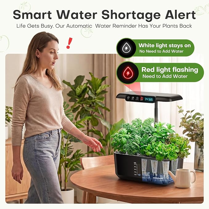 Ahopegarden Hydroponics Growing System with 166pcs Hydroponic Pods Kit