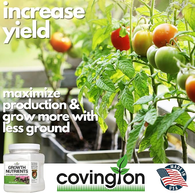 Covington Naturals BRIX Booster Growth Nutrients Powder Sweet Powder Concentrate Soil Plant Food Pure Dextrose Sugar for Plants Soil Food Nutrient Enhancer for Lawn and Garden