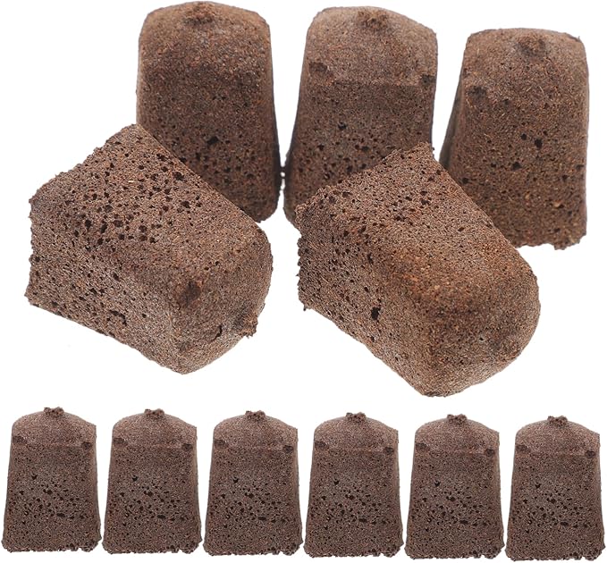 balacoo 200pcs Plant Soil Block Seedling Starter Trays Plant Soil Garden Supplies Flower Cultivation