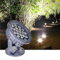 LED Beam Spotlight - Outdoor Tree Floodlights IP66 Waterproof Patio LED Spotlight 100-240V Rotatable Round Garden Landscape Light for Lawn Hotel Patio Tree Lighting(White18W)