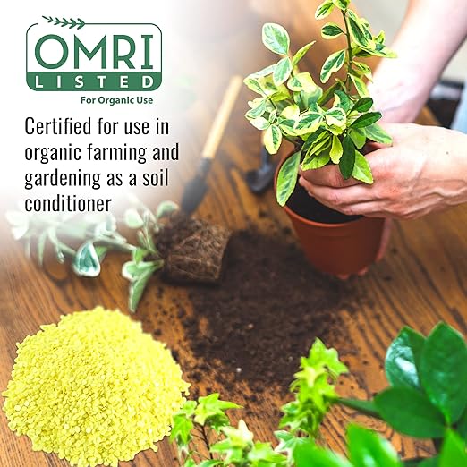 DL Wholesale Sulfur Bag 2lb Organic Plant Fertilizer Garden Planting Soil Food for Vegetable Garden Succulents OMRI Certified