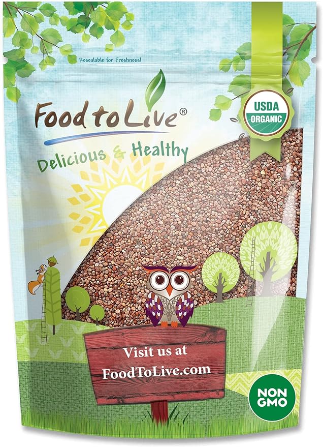 Food to Live - Organic Radish Seeds for Sprouting 5 Pounds Non-GMO Edible Seeds Pure Vegan Kosher Bulk. Spicy Flavor. Rich in Vitamin C. High Germitation Rate.