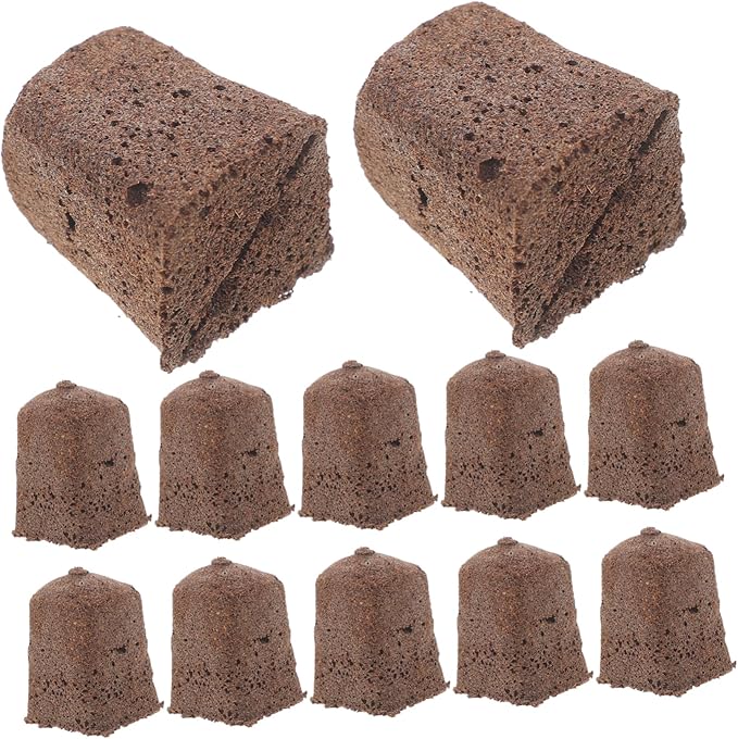 BESPORTBLE 200pcs Grow Cubes Starter Plugs for Soilless Cultivation Water Absorbent Hydroponic Planting Blocks for Vegetables Flowers Indoor Gardens