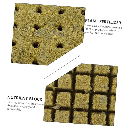BESPORTBLE 75pcs Soilless Starter Plugs Plant Rooting Blocks Nutrients for Vegetable Flower Gardens