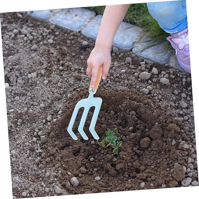 YARNOW 1 Set Gardening Tools Set Rake and Shovel Kit for Outdoor Planting Lightweight and Gardening Supplies for Fun and