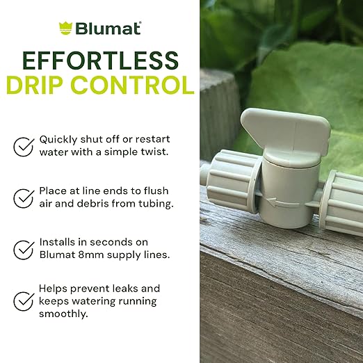 Blumat Gravity Irrigation Kit for Raised Garden Bed | 8 Pack Drip Irrigation Kit