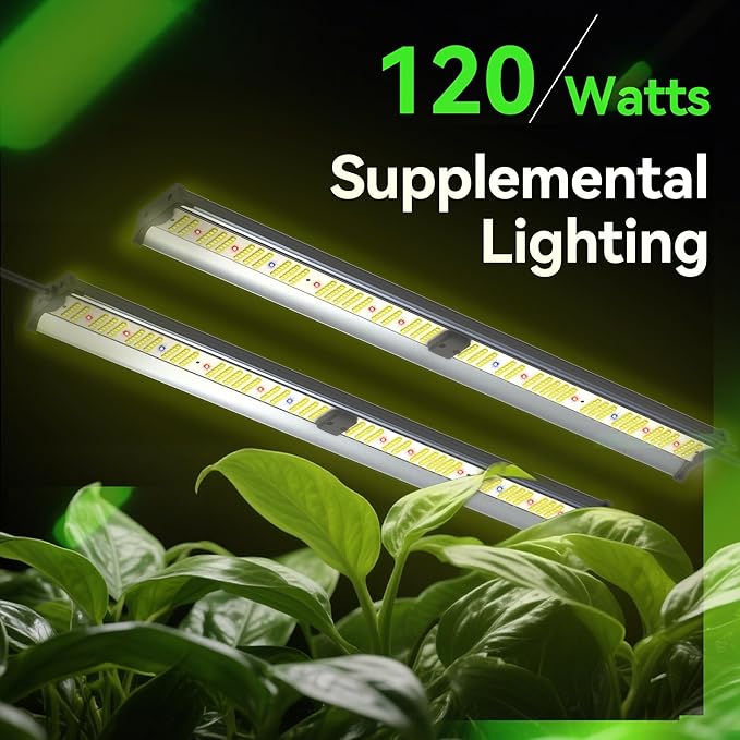 FARMLITE Grow Light Bars Full Spectrum Grow Lights for Indoor Plants Dimmable Daisy Chain for Grow Lights Supplemental Lighting for Grow Tent