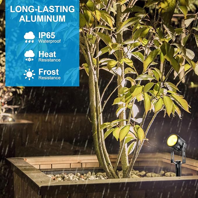 ALOVECO 2 Pack Landscape Lamps for Daisy Chain LED Landscape Lights