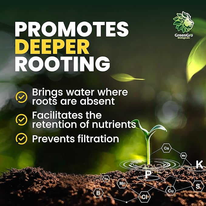 GreenGro Granular Plus Myco All-in-One Fertilizer with Kelp and Humic Acid for Plants Organic Root Stimulator Plant Food with Mycorrhizae for Indoor &amp Outdoor Gardens