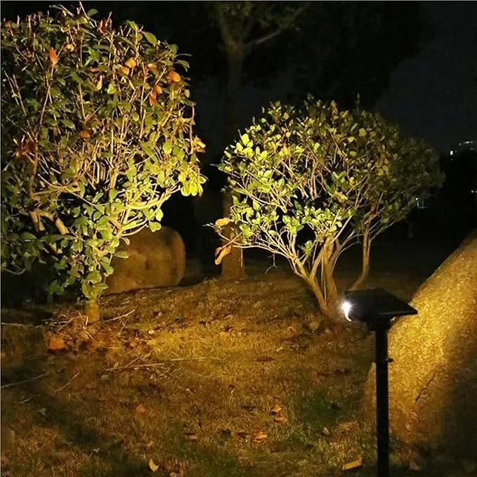 Solar Powered 53LED Lamp Adjustable Solar Spotlight In-Ground IP65 Waterproof Landscape Wall Light Outdoor Lighting