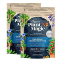 Organic Plant Magic - Truly Organic™ Fast-Acting Soluble Plant Food: All-Purpose Fertilizer Concentrate for All Flower Vegetable Herb Fruit Tree Shrub Container Garden &amp House Plants [Two 1 lb Bag
