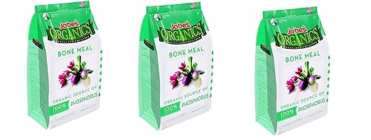 Jobe's Organics Bone Meal Fertilizer 2-14-0 Organic Phosphorous Fertilizer for Vegetables Tubers Flowers and Bulbs jxywOh 12 Pounds