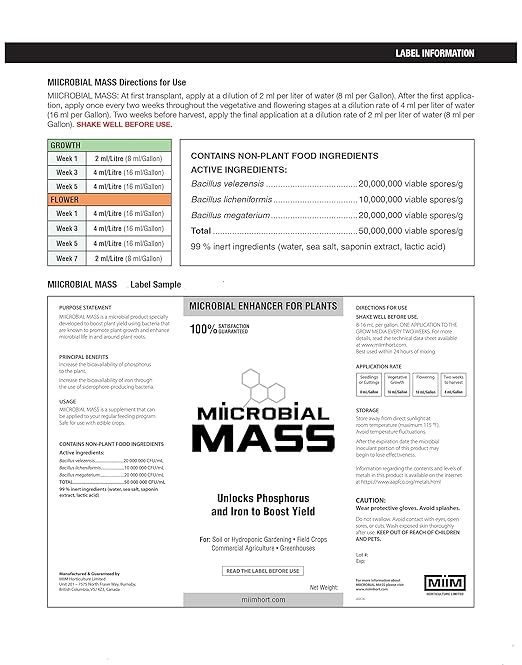 Microbial Mass 500 ml Beneficial Bacteria additive