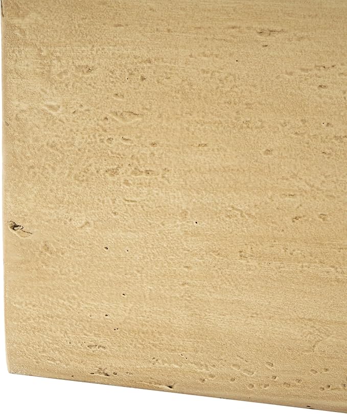 Handmade Rectangle Planter Box Travertine Beige