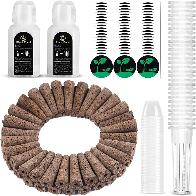16 Pods Hydroponics Growing System Kit &amp Seed Pod Kit 182 pcs
