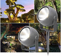 Ground LED Landscape Lamp - 220V Buried Lights Outdoor Recessed Spotlight Waterproof Rotation Spotlight Outdoor Patio Floor LED Lights Exterior Wall/Lawn Light(WhiteA-50w)