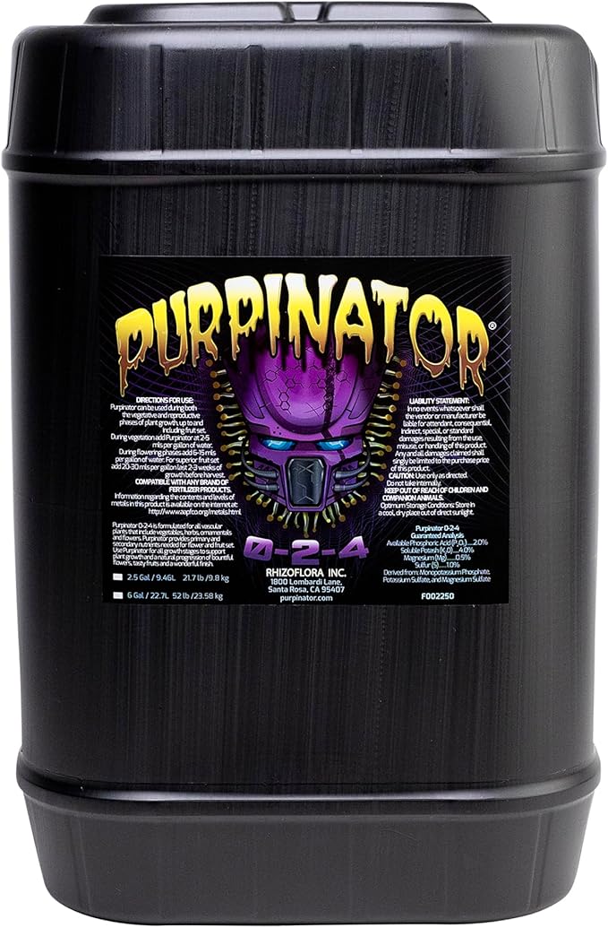 Liquid Nutrient Additive for Flowering and Fruiting Plants For Use in Hydroponics and Soil 6 gal.