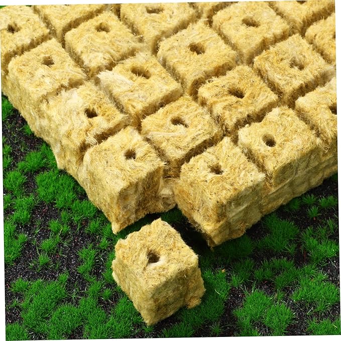 100Pcs Hydroponic Plant Starter Cubes for Soilless Cultivation Nutrition Cubes Cuttings for Indoor Garden Systems