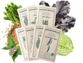 Asian Chef's Specialty Seed Assortment - Korean Cuisine Garden Seed Collection - Korea Vegetable Seeds - Radish Pepper Cabbage More