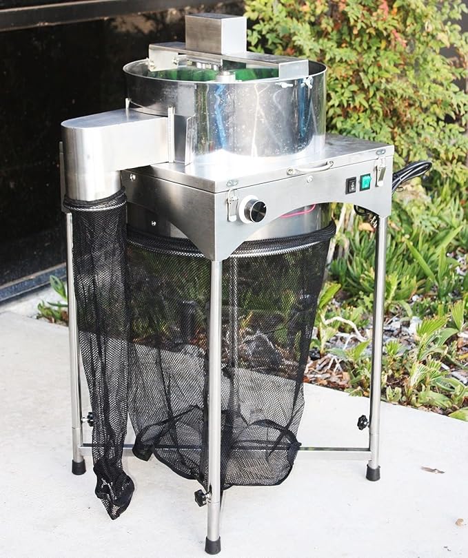 Automatic Stainless Trimmer Bud Leaf Hydroponic Trim Reaper Bowl Spin Pro Two Motorize