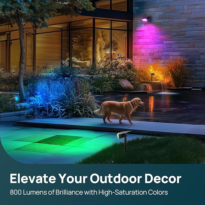 Linkind Halloween Lights with Smart Solar Spotlight SL5