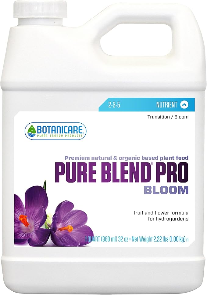 Botanicare Pure Blend PRO Bloom Nutrient 2-3-5 Formula 1-Quart