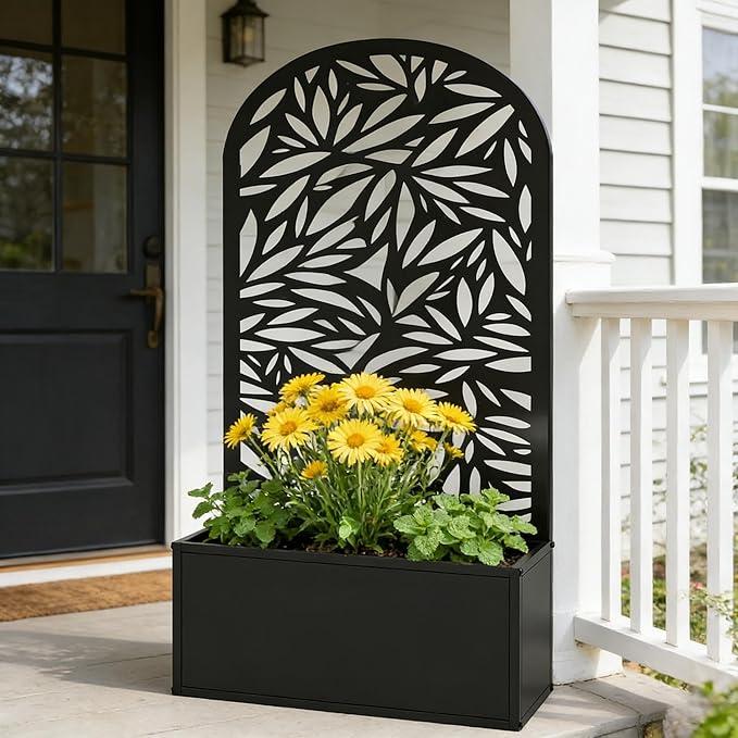 Curved Raised Garden Bed High-Capacity Planter for Maximum Edge Planting - Generous Garden Box Design Creates More Growing Space &amp Easier Access for Urban Gardens and Small Yards