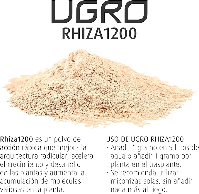 Fast Acting Plant Powder Mycorrhiza Improved Growth Enhancing Fungi Better Plant Nutrition Rapid Root Development l UGro Rhiza 1200