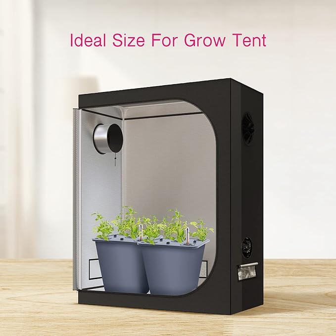 2 Hydroponic Buckets Kit for Plants Hydroponics Growing System for Herbs/Tomato/Vegetables DWC System with Air Pump &amp Germination Tray (Complete Indoor Hydroponic Gardening Supplies)