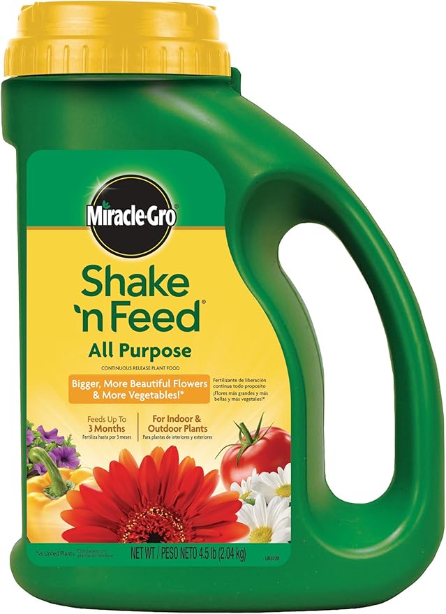 Miracle-Gro Shake 'n Feed Continuous Release All Purpose Plant Food 4.5-Pound