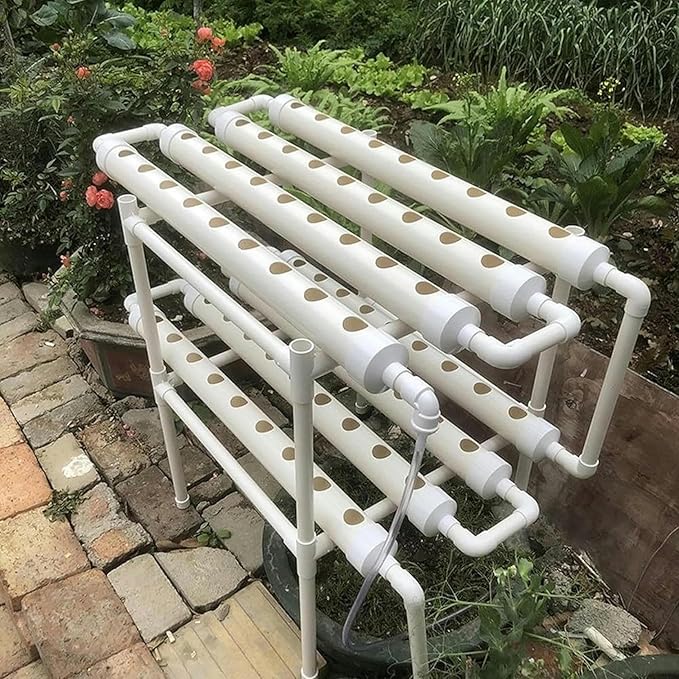 AMNOOL Hydroponics System 108 Sites Hydroponics Growing System Kit for Indoor Outdoor for Home Garden for Planting Vegetables 0825