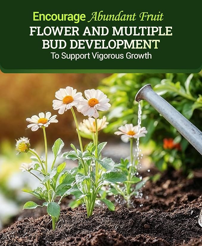 FoxFarm Tiger Bloom Liquid Plant Food - Phosphorus Fertilizer for Buds Blooms &amp Flowering - Supports Soil &amp Hydroponic Systems - High Micronutrient Formula with 2-8-4 Nutrient Ratio - 2.5 Gal