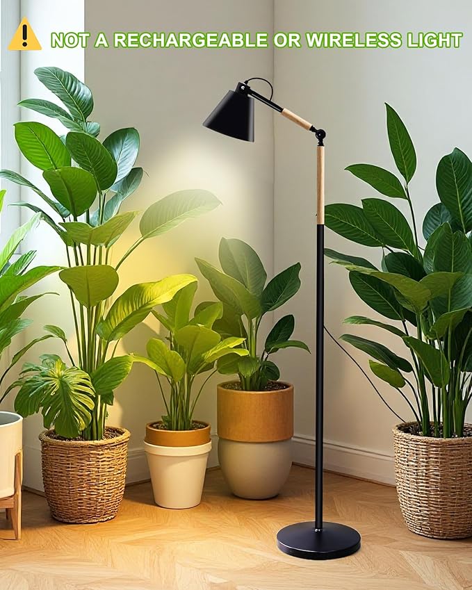 Standing Plant Grow Light LED Growing Light Full Spectrum for Indoor Plants4/8/12H Timer Flow Grow Light for Tall Large Indoor Plants