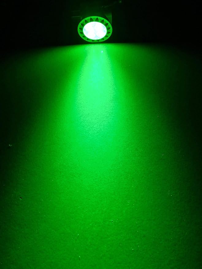 ALIDE MR16 Green Led Bulbs 5W 12VReplace 20W 35W 50W HalogenLow Voltage GU5.3 MR16 Led Green Bulb for Halloween Christmas Outdoor Landscape Yard Tree LightingNot Dimmable38 Deg6 Pack