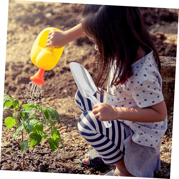 POPETPOP 1set Multi-Purpose Garden Tool Set Ergonomic Planting Shovels and Rakes for Easy Soil Loosening Lightweight Gardening Supplies Includes Large Spade Measuring Trowel Three-Prong and