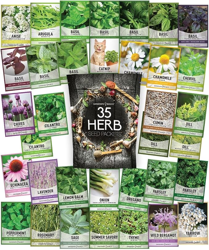 Ultimate Survival Seed Kit – 140 Heirloom Non-GMO Varieties | Over 73000 Seeds for Planting Vegetables Herbs &amp Flowers | Emergency Food Preparedness &amp Long-Term Storage
