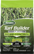 Scotts Turf Builder Triple Action for Moss Control - Moss Killer and Lawn Fertilizer Lawn Care Covers Up to 4000 sq. ft. 20 lb.