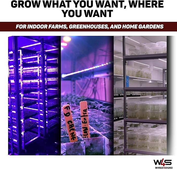 WIRED4SIGNS IP68 Horticultural Grow Light LED Strip 24V Cherry Tomato Series Waterproof Plant Lighting