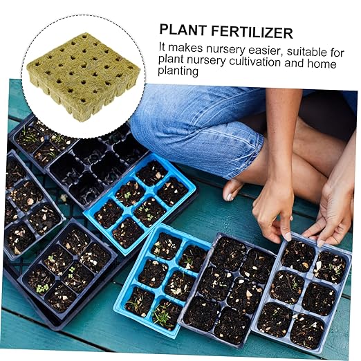 BESPORTBLE 75pcs Soilless Starter Plugs Plant Rooting Blocks Nutrients for Vegetable Flower Gardens