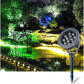 LED Outdoor Spotlight - RGB Floodlight Projector AC85-265V Villa Garden Courtyard LED Lighting Outdoor IP65 Waterproof 180° Rotatable Head For Hotel Courtyard Indoor Garden Park Flag Light(24W(AC85