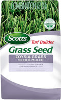 Scotts Turf Builder Zoysia Grass Seed &amp Mulch Grows a Tough Low-Maintenance Lawn 5 lbs.