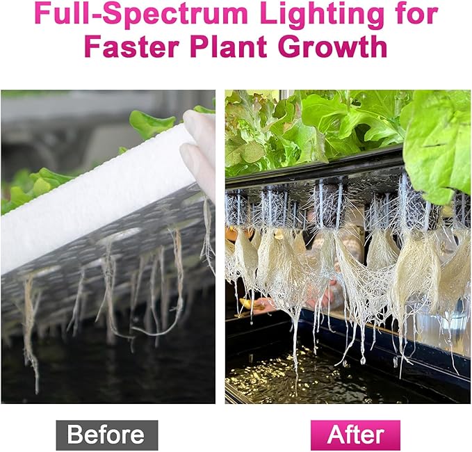 Waterproof Plant Light 150W Outdoor Grow Lights Full Spectrum LED Grow Light Height Adjustable Silent Heat Dissipation for Indoor Outdoor Plant Seedling Growing Blooming Fruiting