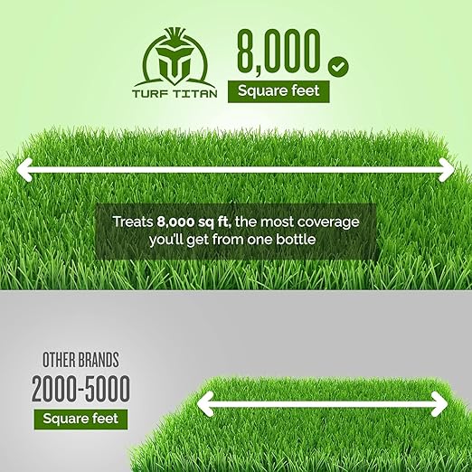 Turf Titan Root Booster (1 Gallon) – Natural Liquid Probiotic for Plants &amp Lawn Care – Green Booster for Effortless Lawn Maintenance – Supports Growth &amp Resilience – Covers up to 32000 Sq Ft
