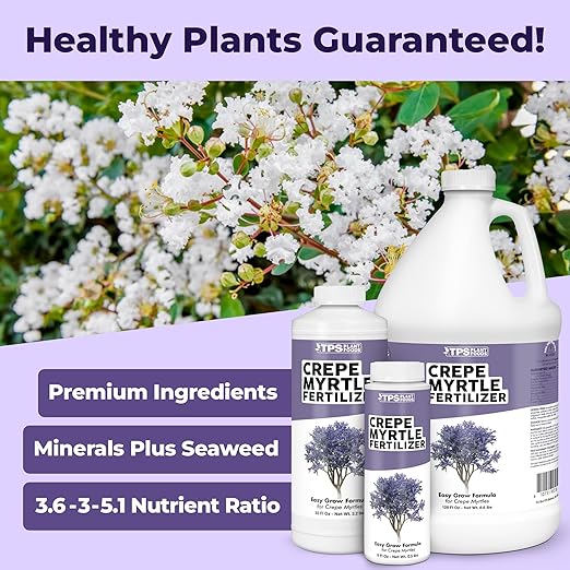 Crepe Myrtle Fertilizer Complete Liquid Crepe Myrtle TreePlant Food 32 oz (1 Quart)