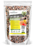 10-10-10 Plant Fertilizer Slow Release - 10 10 10 All Purpose Granular Garden Fertilizer for Vegetables Tomato Arborvitae Shrubs Rose Flowers Fruit Fig Trees (4 QUARTS)